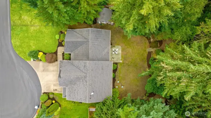Your own sanctuary, filled with tall trees and woodland creatures.  So serene.
