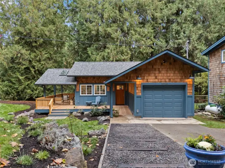 ADU Driveway entrance.