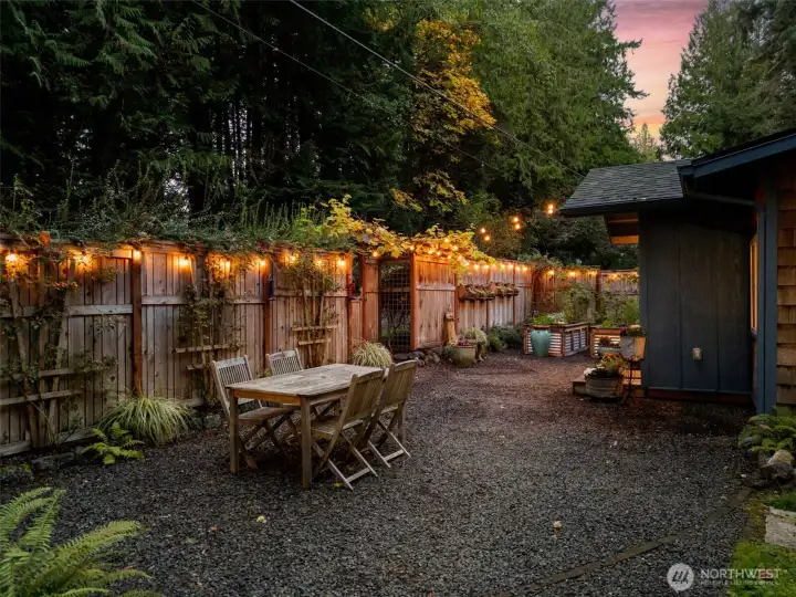 One of Many Outdoor Spaces.