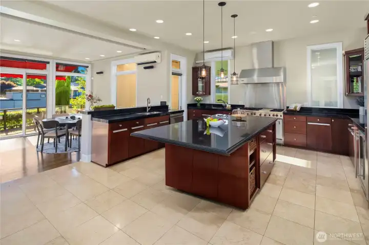 Extra large gourmet Kitchen