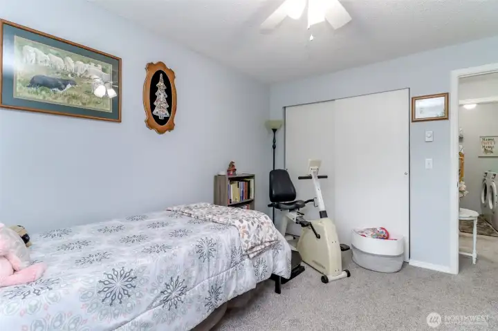 Over sized spare bedroom