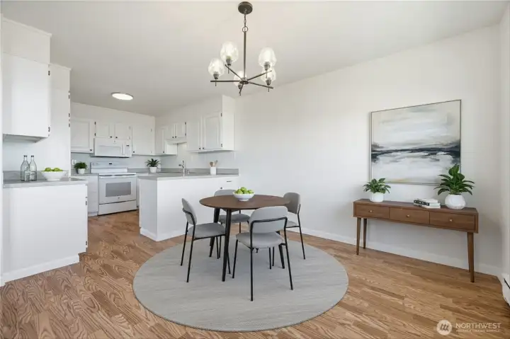 Dining room off kitchen