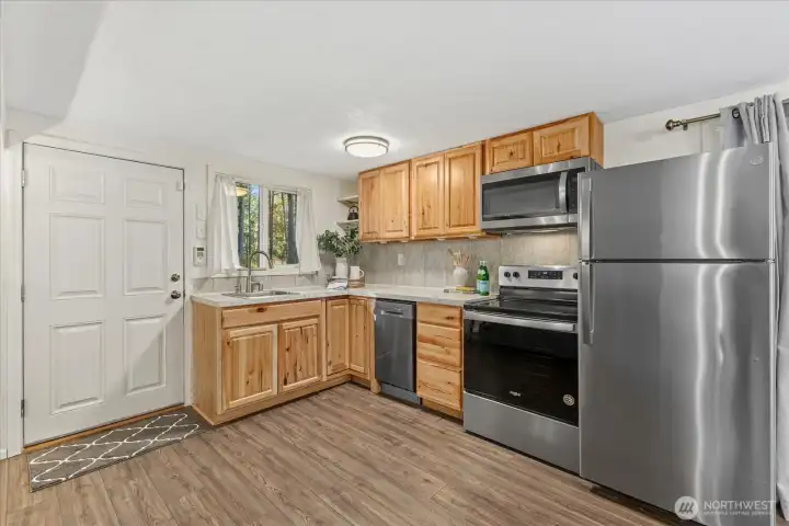 Remodeled kitchen