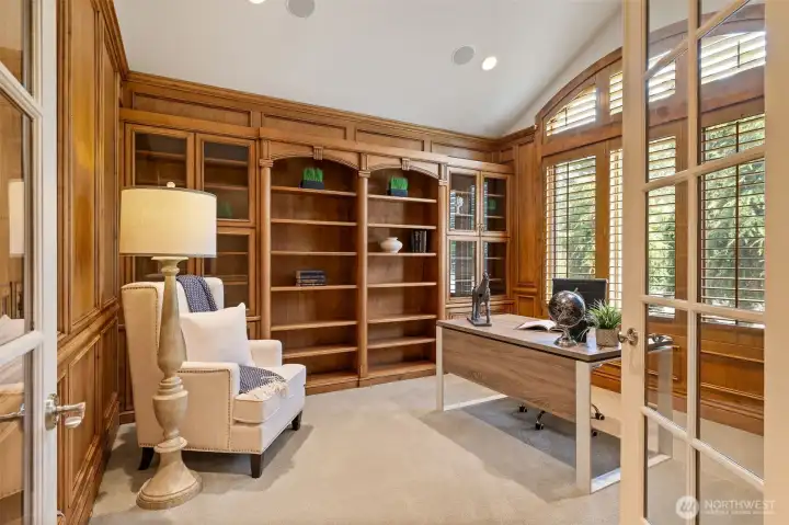 Main floor office.