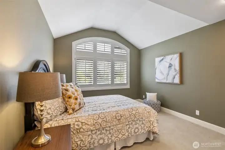 Secondary bedroom with private full bath.