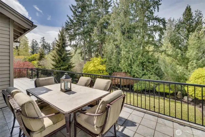 Large entertainment size deck.