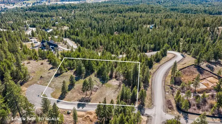 Lightly treed lot, ready for all your dreams.