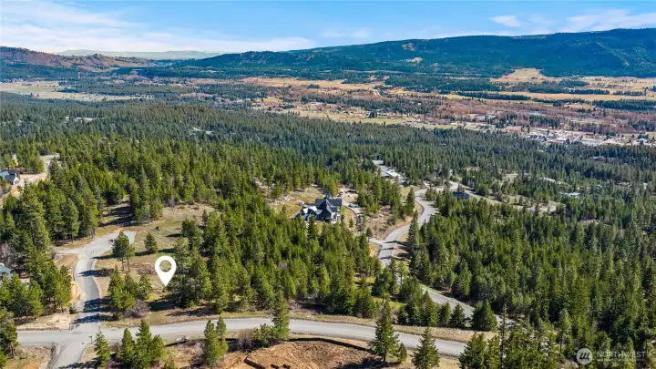 Eastern view of property