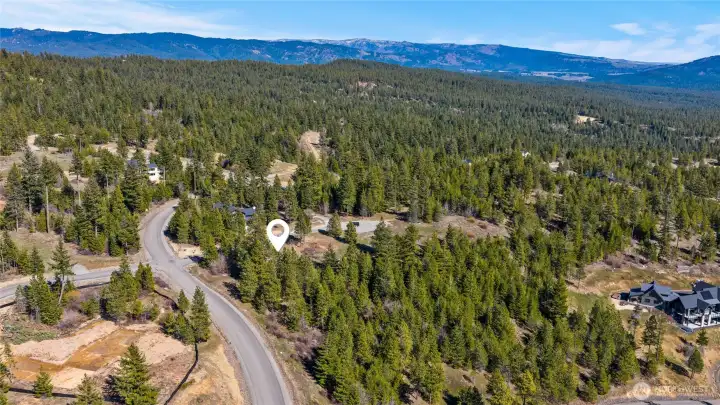 Northern View of property