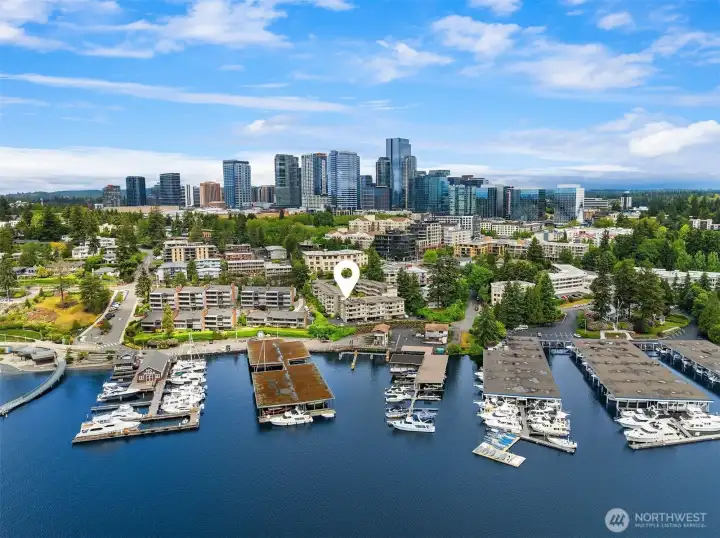 Welcome to The Vue. This 2-bedroom residence pairs sweeping water views with easy Bellevue living. Welcome to The Vue. This 2-bedroom residence pairs sweeping water views with easy Bellevue living.