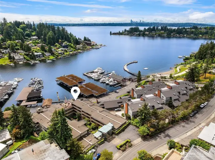 Rare opportunity to enjoy bay views and in-city convenience in one of Bellevue's most sought after locations. Rare opportunity to enjoy bay views and in-city convenience in one of Bellevue's most sought after locations.