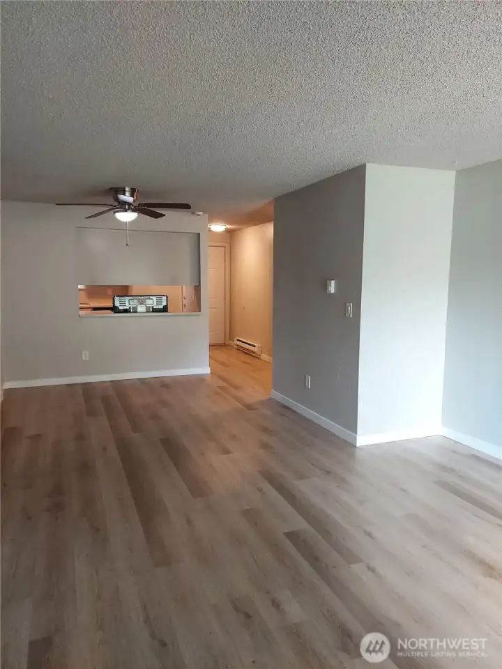 Photo prior to tenant occupancy.