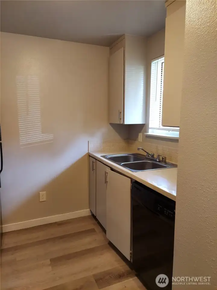 Photo prior to tenant occupancy.
