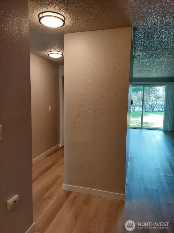 Photo prior to tenant occupancy.