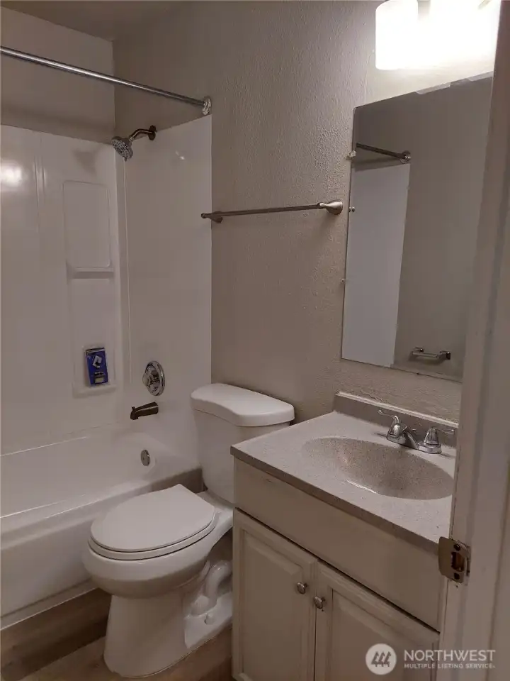 Photo prior to tenant occupancy.