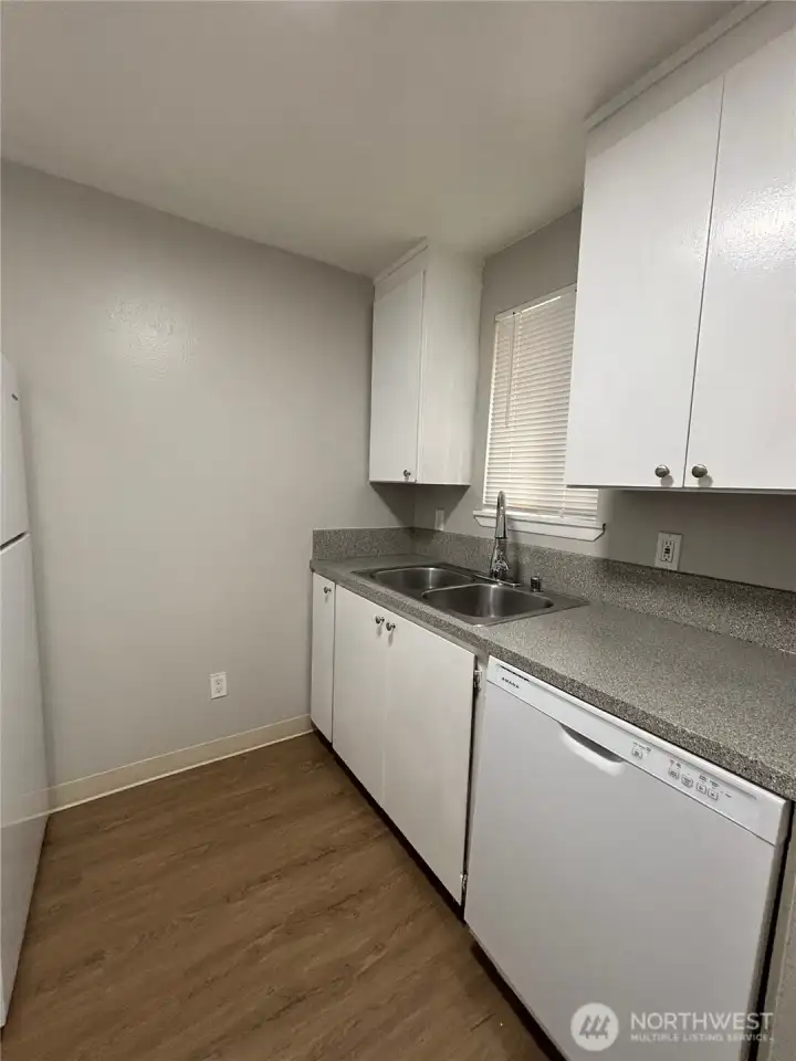 Photo prior to tenant occupancy.
