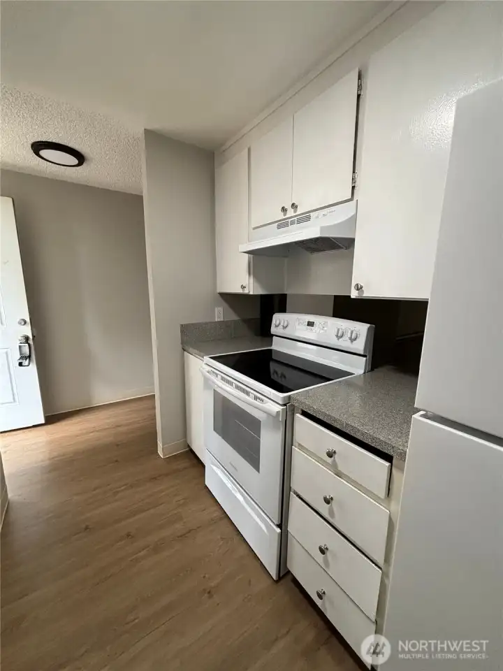 Photo prior to tenant occupancy.