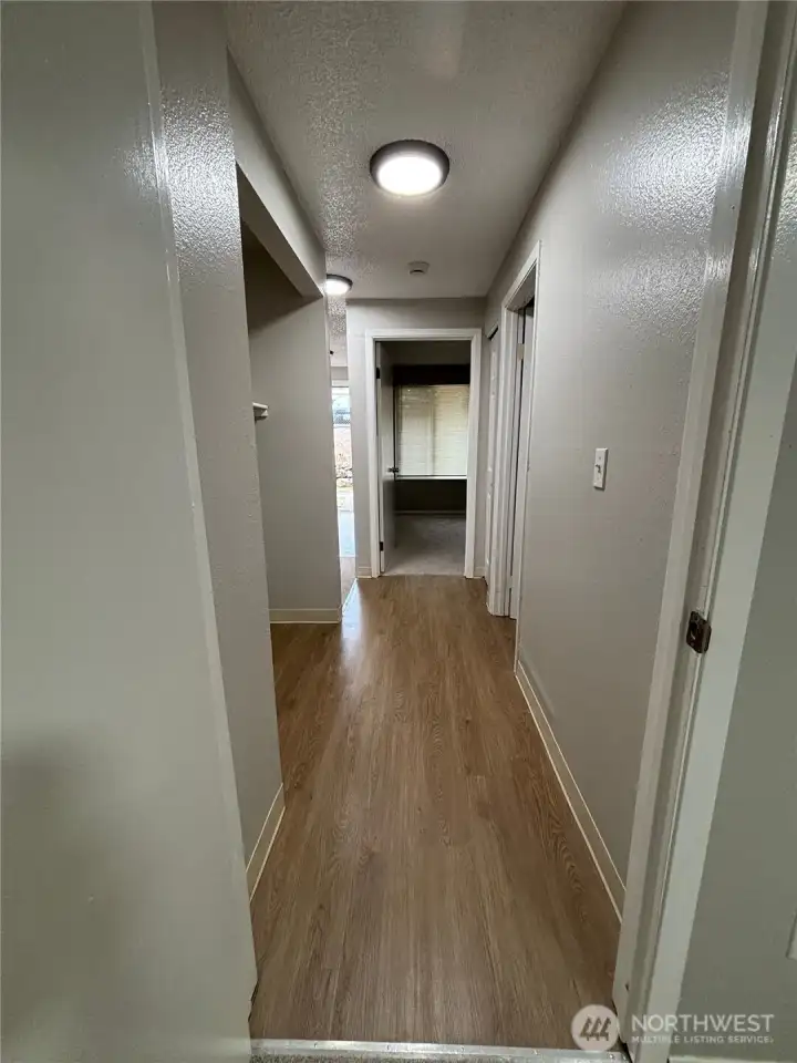 Photo prior to tenant occupancy.