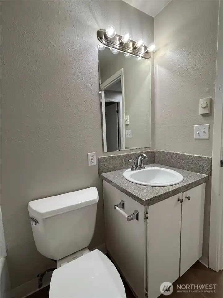 Photo prior to tenant occupancy.