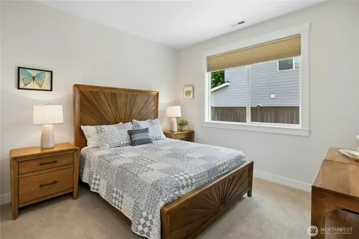 Second bedroom with large closet to the left