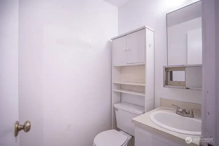 1/2 bath on the main floor