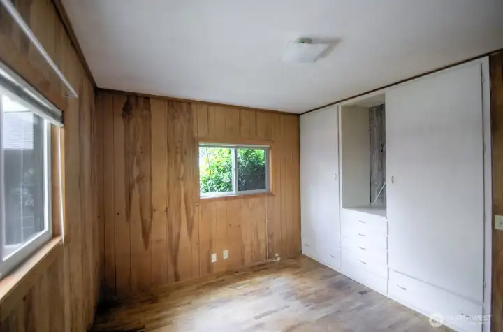 First of three bedrooms in the main home...