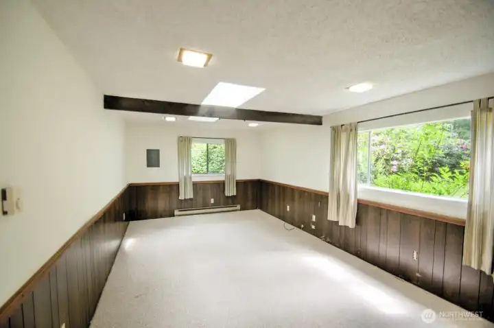 Lots of space here for relaxing or having that rec room with all the games!