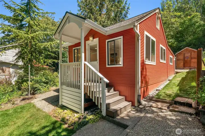 Home has been completely renovated & refreshed inside and out while retaining its charm and character.