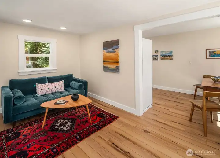 Plenty of room for a cozy couch and a nice piece of art!