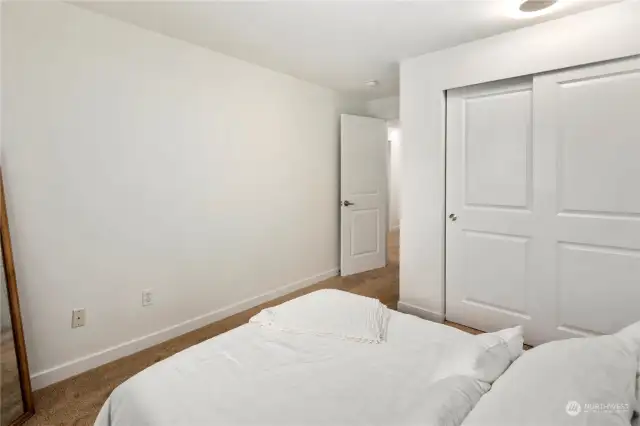 Bedroom with generous closet