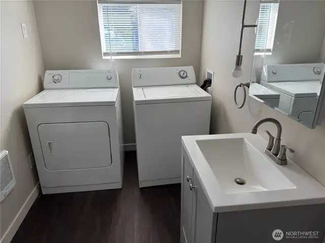 Laundry in the bathroom
