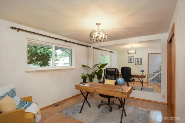 How would you use this space? Office, family room, 5th bedroom. Every room has large closets.