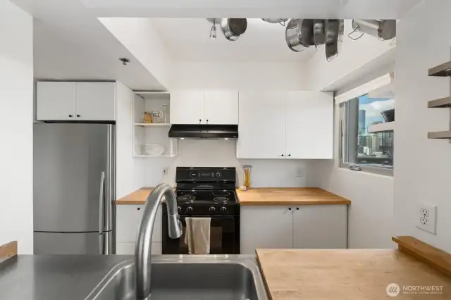 View of the kitchen