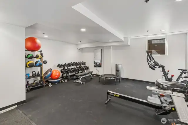 Recently remodeled gym