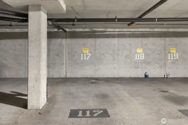 Dedicated parking space