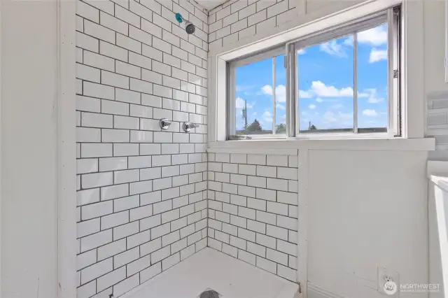 Second story bathroom