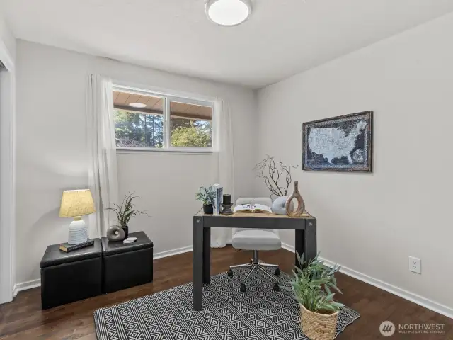 Any of the bedrooms could also make a great home office.