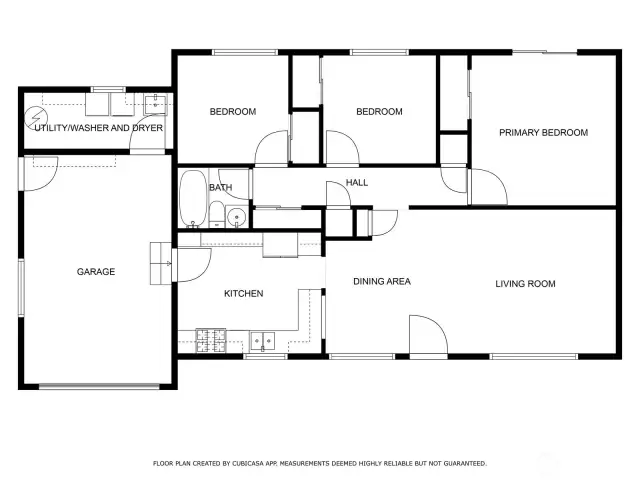 The home lives much larger than it is with the thoughtful layout and open spaces.