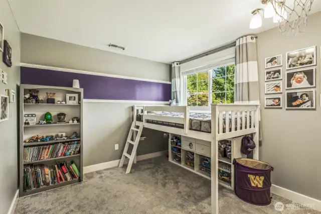 Second bedroom on the upper level.