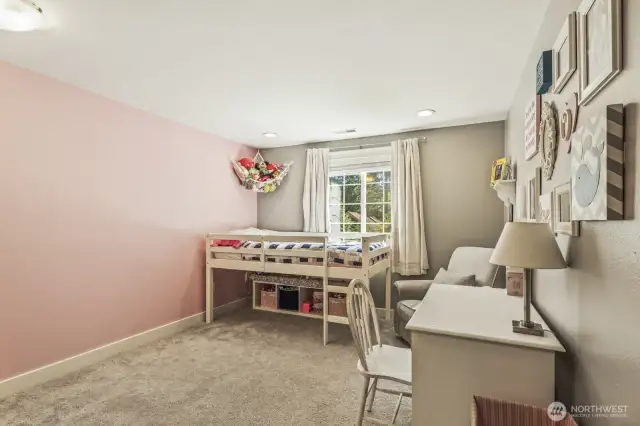 Third bedroom on the upper level.