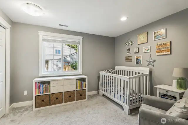 Fourth bedroom on the upper level.