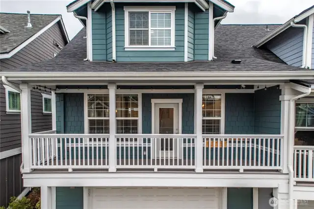 Back covered patio