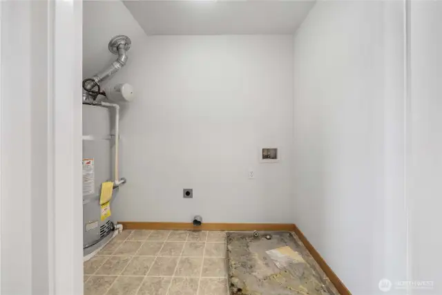 storage and laundry room on second floor