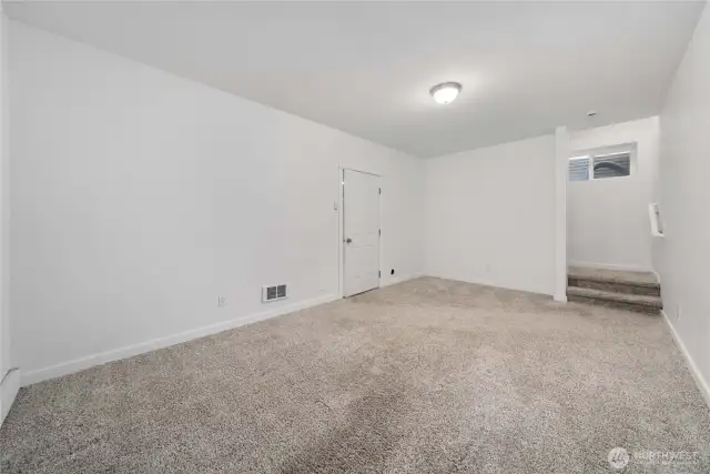 Bonus room downstairs great for home office, media room, second living room