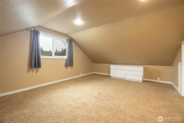 3rd and final bdrm is upstairs & very spacious