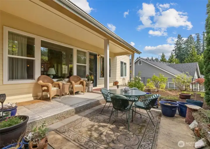 You will just love the low maintenance yard!
