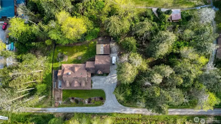 Aerial view of the property; including Lots 7, 8 and 9