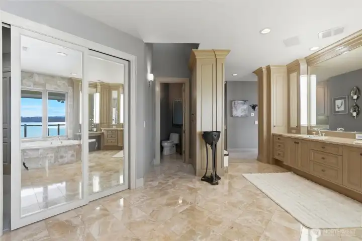 primary closet entrance