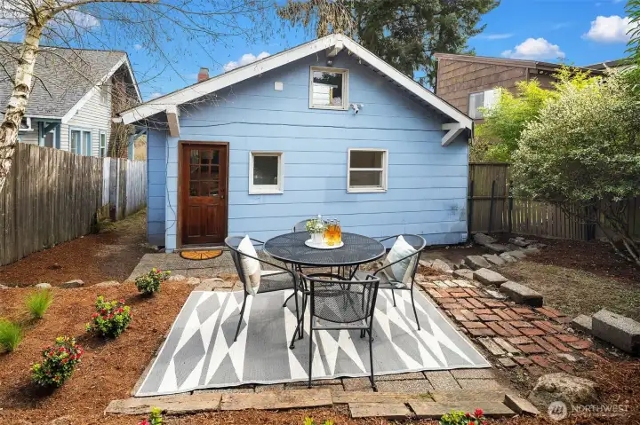 Backyard patio