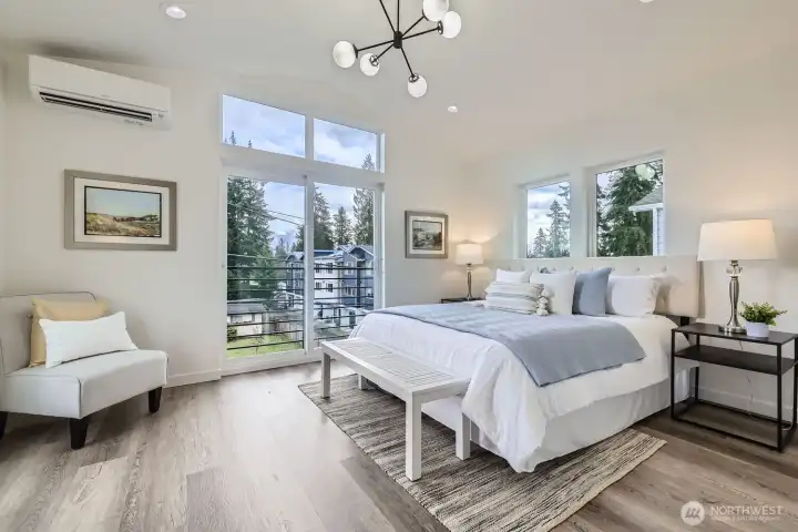 Primary Suite on the upper level